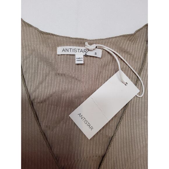 NWT. ANTISTAR LONG SLEEVE CROP TOP. SIZE S - Picture 3 of 7